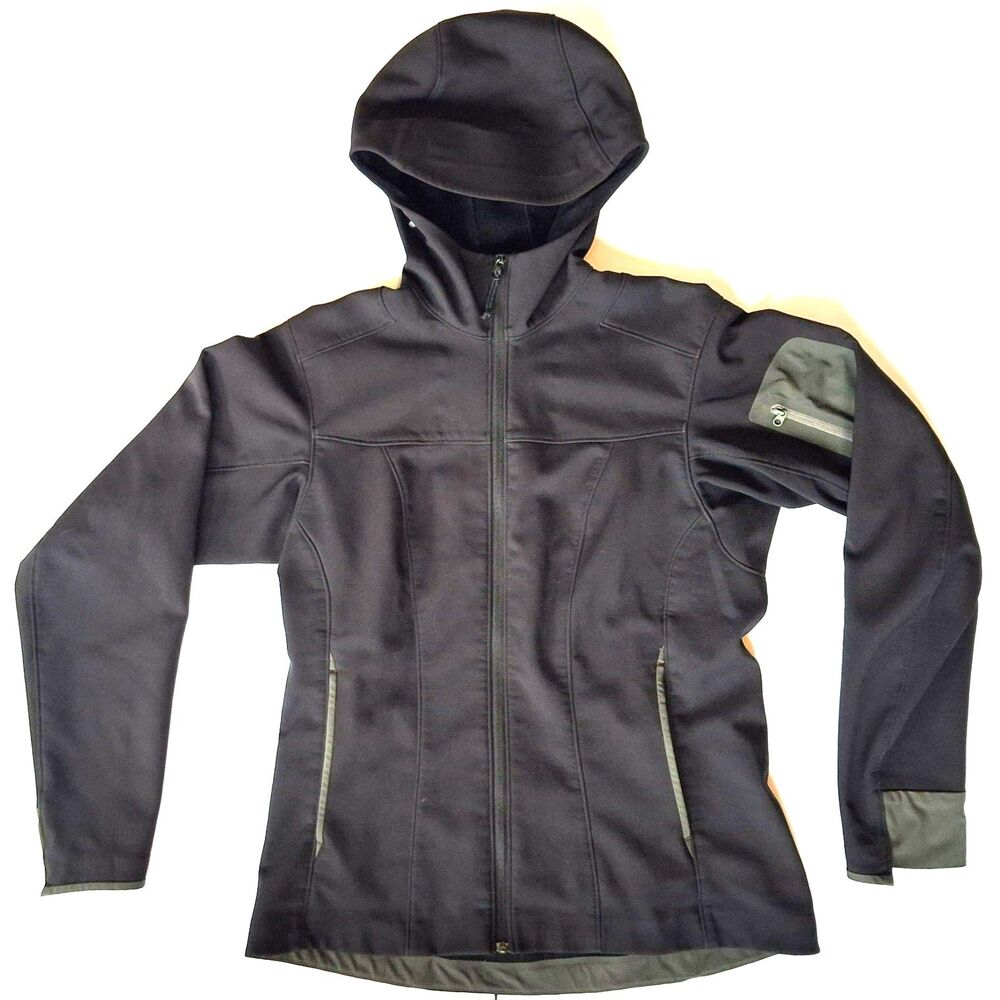Arc'teryx Epsilon LT Hoody Fleece Jacket Women's Medium Black Green Techwear